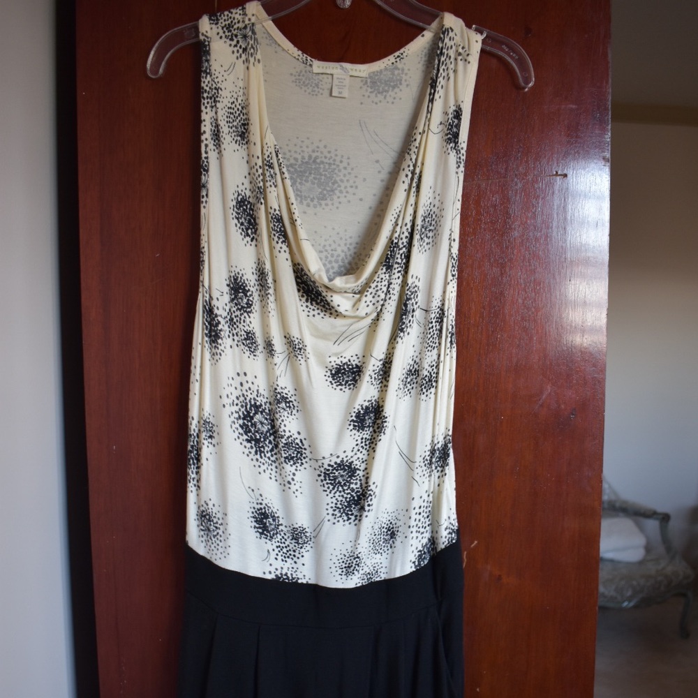 Weston Wear Anthropologie Black and White Dress